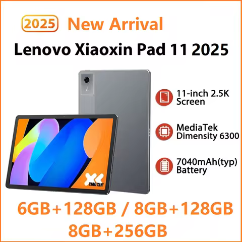 CN Version Lenovo Xiaoxin Pad 11 2025 Tab 128GB 256GB MTK Dimensity 6300 11" 2.5K Screen 7040mAh WIF