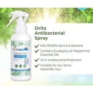 ORITA Antibacterial Spray Eucalyptus &amp; Peppermint Essentials Oil 12 Hour Protection 200ml