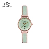 PPC-DJ03 นาฬิกาข้อมือนาฬิกากันน้ำสายสแตนเลสมีประกัน 1 ปี แบรนด์ PPC FONTAINEBLEAU