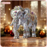[szxmkj2lp] 2D Flat Elephant Acrylic Sign Tabletop Decoration for Bedroom Cabinet Shelf