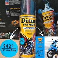 Pilok Pilox Cat Diton Premium Fortune Blue 9421 400cc Biru Cat Semprot Pylok Tahan Bensin Cepat Keri