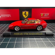 [Ready Stock] Ferrari Ferrari 575M Maranello 1/43 Alloy Car Model, Red, with Original Base, High Det