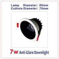 Ensolar 7W 10W Anti-Glare LED Eyeball COB Down Lights Spotlight Recessed Ceiling Light Downlight