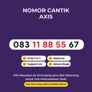 Nomor Cantik Axis Murah 11 Digit Rapi Berlaku Nasional