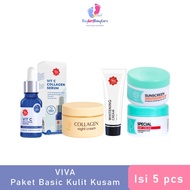 BUY 1 GET 5 Viva 5 in 1 Effectively Brightens and Moisturizes Dry, Dull Skin Combination Vit C Colla