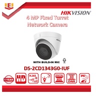 HIKVISION DS-2CD1343G0-IUF 4MP Build-in Mic Fixed Turret Network Camera