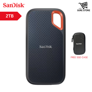 SanDisk Extreme Portable SSD 2TB SDSSDE61-2T00-G25 - Black