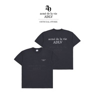 ADLV เสื้อยืด Oversize รุ่น  Basic Logo Season2 Short Sleeve T-Shirt Charcoal Grey (50051OBLSSU_F3GYXX)