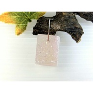 [Disk Crystal] [Avoid Evil Protect Body] Top Agate Small Crystal Cave Pendant (19x14x8mm 5g) LA-26