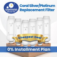 DIAMOND Coral Silver Coral Platinum Coral Mini Replacement Water Filter Bundle Pack Offer 100% Genui