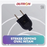 Steker Gepeng Dutron Steker Biasa Gepeng Hitam