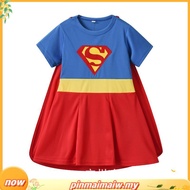 Kids Girl superhero Costume Wonderwomen,Batgirl,Supergirl,Captain America,SpiderGirl