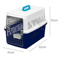 全城熱賣 - 寵物飛機籠飛機籠航空箱托運箱（ATC670藍/白(約20KG用 )）