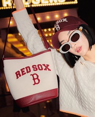 MLB - Túi đeo vai nữ Varsity Basic Canvas Bucket 3ABMS093N-43CRD