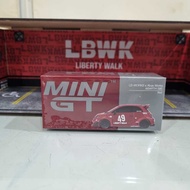 Mini GT 963 LB-Works x Abas Works Abarth 595