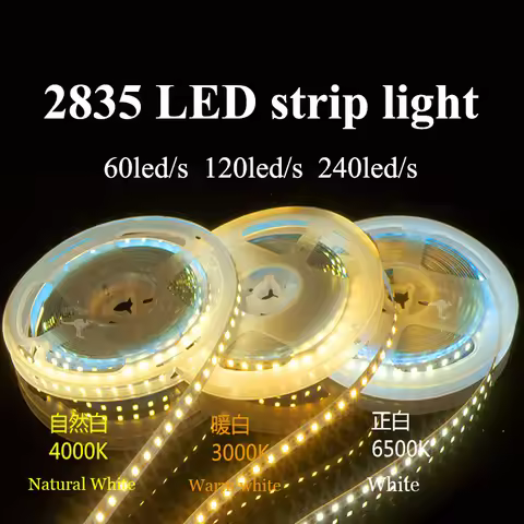 DC 5V 12V 24V Led Strip Light Diode Tape PC TV SMD 2835 1M - 5M 60/120/240 Leds/m 5 12 24 V LED Stri