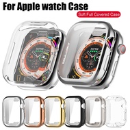 Soft TPU Plating Case For i Watch Case Series 10 42mm 46mm Full Bumper Protective Cover For iwatch S