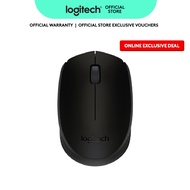 Logitech B170 Wireless Mouse, 2.4 GHz with USB Nano Receiver, Optical Tracking, 12-Months Battery Li
