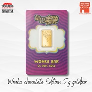 Youloong Suisse PAMP Wonka Chocolate 5g 999.9GOLD goldbar-limited 3500pcs mintage