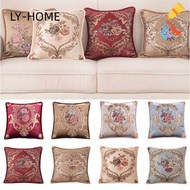 LIAOYING Cushion Cover, Europe Style Jacquard Pillowcase, 48x48cm Home Decor Decorative Washable Sof