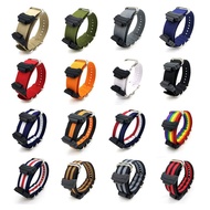 Suitable for GA700/GD120 strap GA110/GA120 connector gshock universal nylon canvas strap BBIK