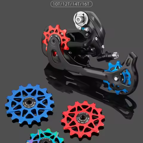 TOOPRE 10T/12T/14T/16T Bicycle Rear Derailleur Ceramic Jockey Wheel Pulley Wheel for Mountain Road B