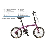 Sepeda Lipat Folding Bike Odessy 20 72 We 7 Speed-grab gojek Instan