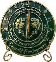 NauticalMart Anniversary Sundial Gift for 55th Emerald Wedding Anniversary in 2026 Home Decor Or Gar