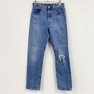 Levi's 501 牛仔褲，靛藍色，W27 碼，古著。