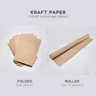 ♨▤Per 10pcs (rolled) - High Quality Kraft Paper (36x48 inches)