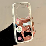 Simplicity ultra-thin Case For Vivo X300 Ultra X300 S X300 X200s Pro Mini Doodle Ink Dessert Cat Sho