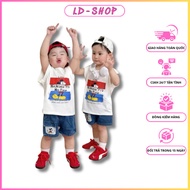 Mickey Nickson Pro tanktop Set with soft jeans for boys D100 - ldshop98