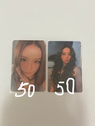 Jisoo中文卡背小卡