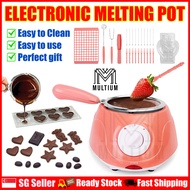 Pink Electronic Chocolate Melting Pot 250 ML l Chocolate Maker Set l Mini Chocolate Candy Melting and Warming Fondue Set
