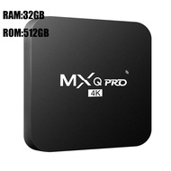 Tamias MXQ Pro 4k Android 10.1 กล่องทีวี 32G HD 3D 2.4G WiFi Play Youtube Media Player Set Top Box ส