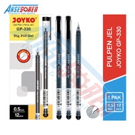 Pulpen Jel Joyko Isi Besar [GP-330/12 Pcs] / Ballpoint Gel Pena 1 Pack / Alat Tulis Sekolah / Ball P