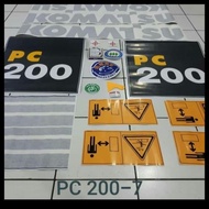 Sticker Excavator Komatsu Pc 200-7 Pc200-8 Pc200-6 Original