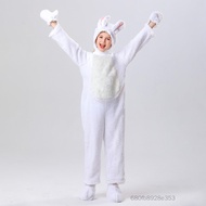 Easter Party Bunny Cossplay เครื่องแต่งกายตุ๊กตา Easter Bunny Costume Rabbit Animal Pajamas สำหรับเด