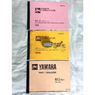 Yamaha RXZ [ 3XL 5PV ] Parts Catalogue / Buku Part Katalog RXZ135 (Photostat)