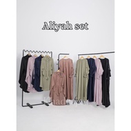 Aliyah Set | Abaya set khimar | Abaya khadeejah