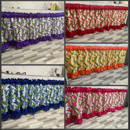Tulip Pink Design Curtain Sink Kurtina Panlababo Geena 70cmx140cm