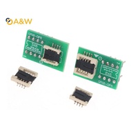 A&W DFN8 WSON8 MLF8 MLP8 QFN8 to DIP8 Adapter 6*5mm 6*8 IC Chips Soet For CH341A TL866ii Plus RT809H