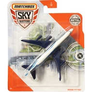 MATCHBOX MATCHBOX City Heroes Airplane Boeing 747 Passenger Aircraft Blue BOING 747-400 68982