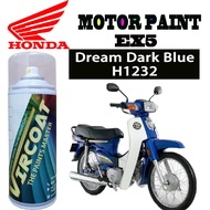 [Honda EX5 Dream Dark Blue H1232] VIRCOAT Aerosol Spray 2K Paint/ Motor Paint Touch Up Paint| Cat Tin Spray