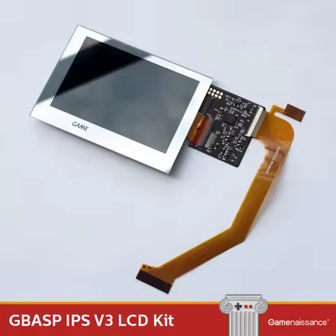 GBASP IPS LCD M2 V4 Kit for Gameboy Advance SP Backlight screen Gamenaissance