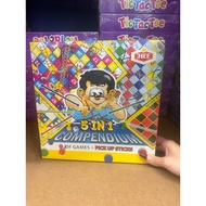5 In 1 Compendium Of Games + Pick Up Sticks For Kids