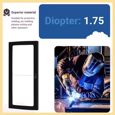 GOOD-Arc Welding Magnifier Lens Welder Screen Helmet Glass Anti-Glare Welding Mask Goggles