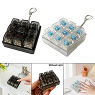 [szluzhen3gv] Keyboard Fidget Clicker Toy Keychain Decompression Button Finger Clicker Toy