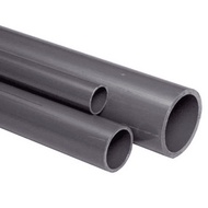 5Feet(5kaki) x 1/2''(15mm),3/4''(20mm),1''(25mm) PVC Pipe Grey PVC Water Pipe Class D [ NON SIRIM ]
