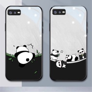 panda ZZDIY glass case compatible with OPPO f9 r9s plus r17 pro findx6 5 pro 3lite x2 pro f23 f19 pro f17 pro f11 pro f7 Dust and shock and water resistant (HB1-1221)